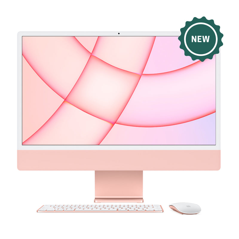 Apple iMac 24” / M1 Chip with 8-Core CPU / 8-Core GPU / 512GB SSD / 8GB RAM - New (1 Year Warranty)