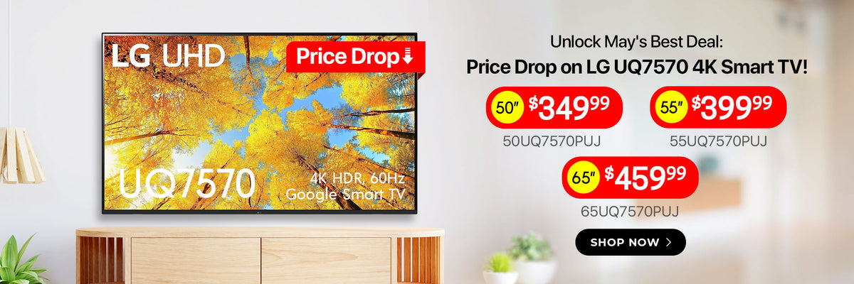 Price Drop on LG UQ7570 4K Smart TV!