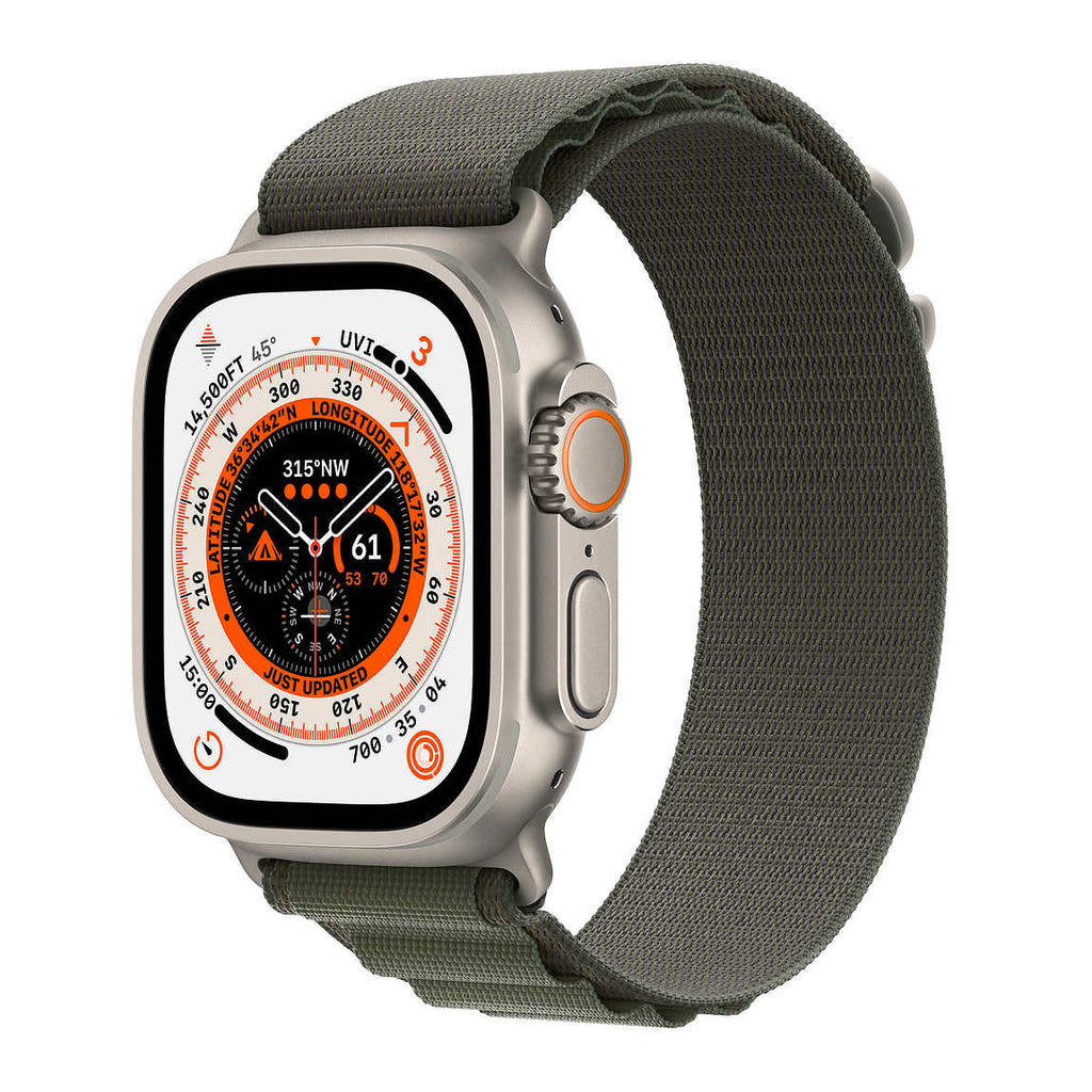 Apple Watch Ultra Titanium Case 49mm with Alpine Loop Band / GPS + Cellular  - Open Box (1 Year Warranty)