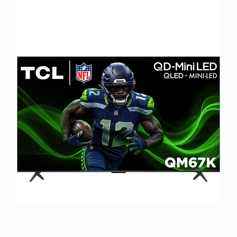 TCL QM67K 65-in / 4K HDR / 144Hz / QD-Mini LED Smart TV - Refurbished (90 Day Warranty)