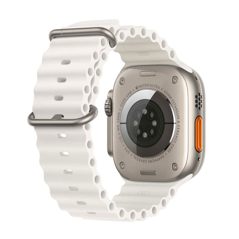 Apple Watch Ultra 2 GPS + Cellular / 49mm / Titanium White Ocean Band / MREJ3VC/A - New ( 1-Year Warranty )