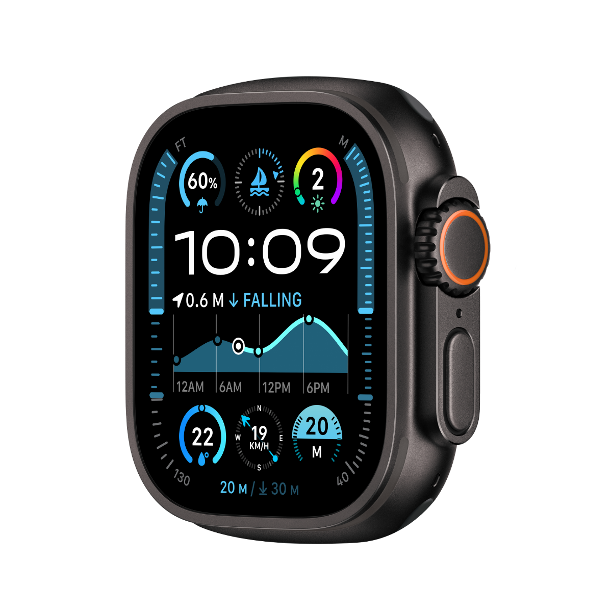 Apple Watch Ultra 2 GPS + Cellular / 49mm / Black Titanium / Black Oce