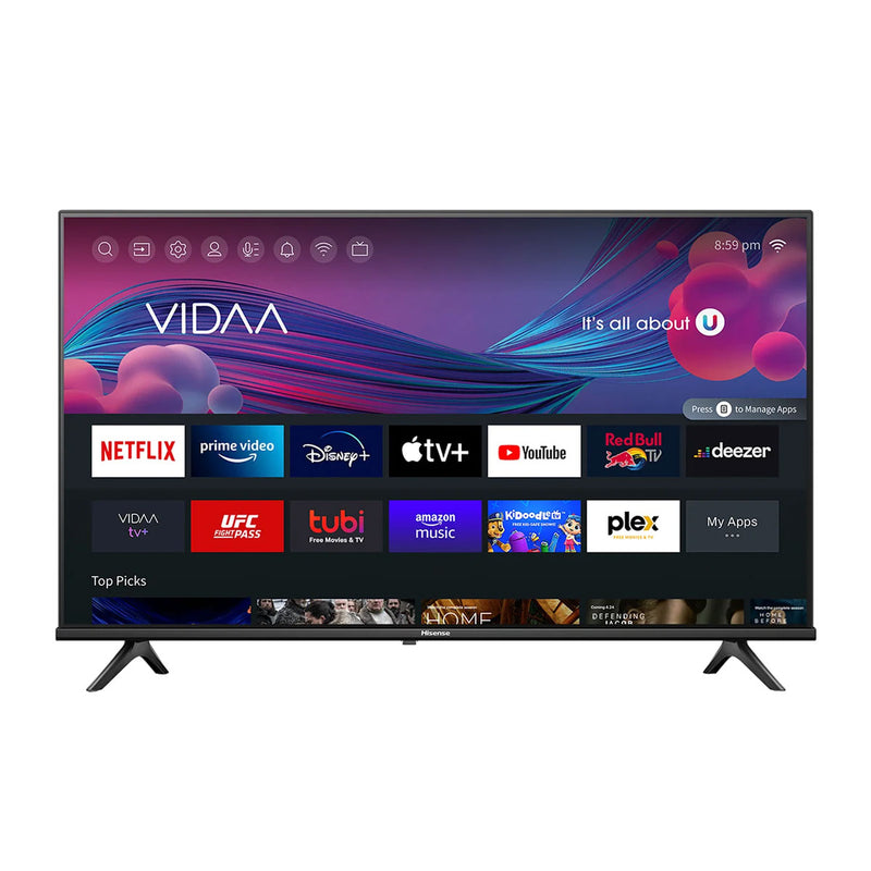 NO BOX - Hisense 32A4KV / 4K HDR / 60Hz / Smart TV - Open Box (1 Year Warranty)