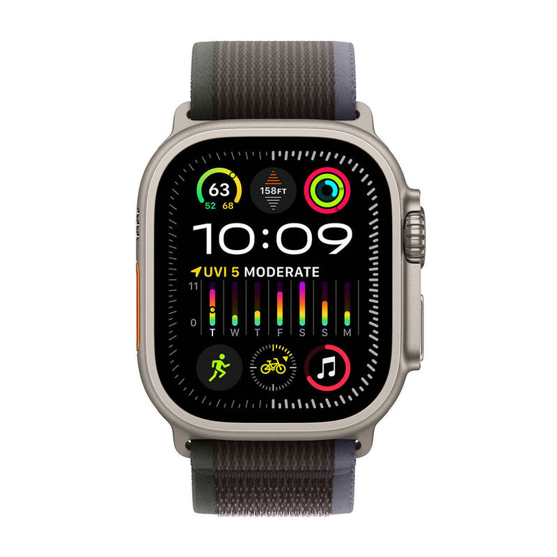 Apple Watch Ultra 2 (GPS + Cellular) / 49mm / Titanium Blue Black Trail Loop / MRF63LL/A
