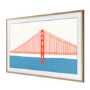 Samsung 75" The Frame Customizable Bezel / Teak