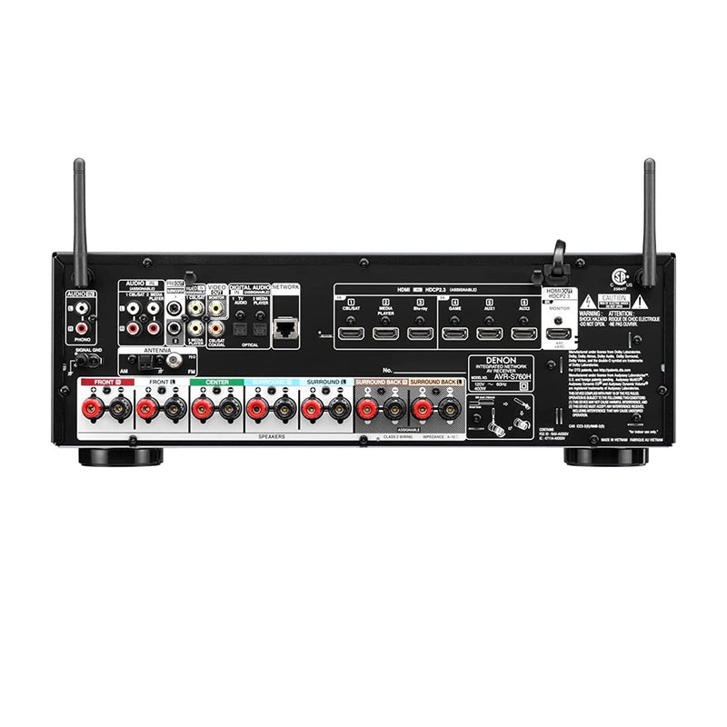 Denon AVR S760H 7.2CH / 8K AV Receiver - OpenBox (1 Year Warranty)