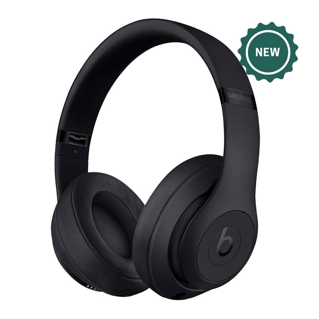 Beats Studio3 Wireless over-Ear Headphones (Latest Model) (New-Open-Box)-  White 