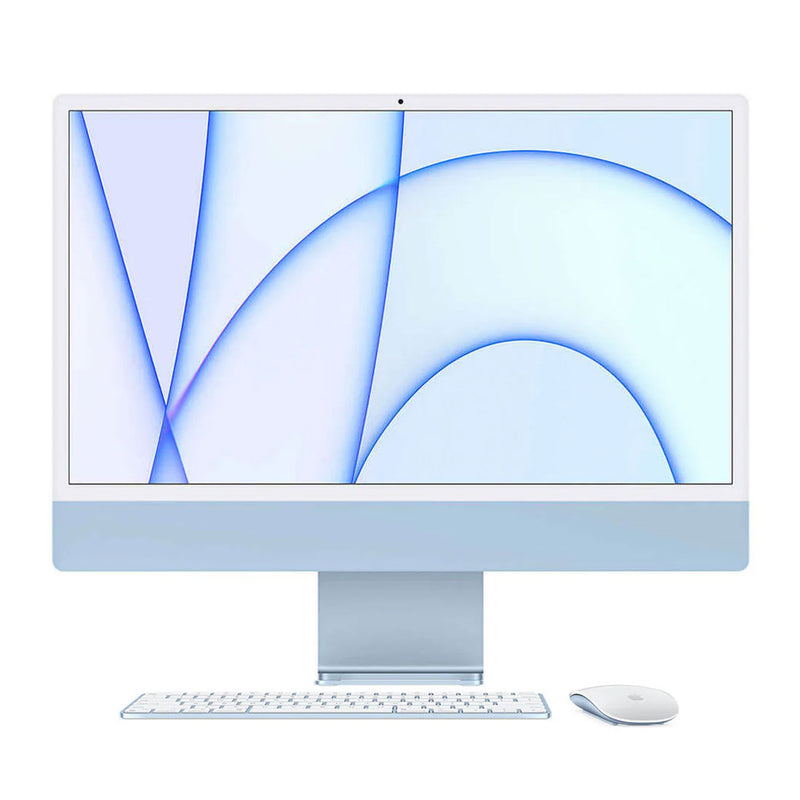 Apple iMac 24” / M1 Chip / 8-Core CPU / 7-Core GPU / 8GB RAM / 256GB SSD / (KEYBOARD NOT INCLUDED & MOUSE) - Refurbished (90 Day Warranty )
