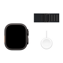 Apple Watch Ultra 3 GPS + Cellular / 49mm / Black Titanium / Medium Black Alpine LoopBand / MF0V4CL/A (2025) - New (1 Year Warranty)