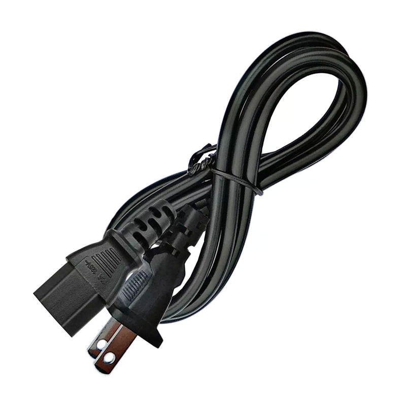 AC Power Cord Cable 6 Feet (1.8m) / Black - Open Box (90 Day Warranty)