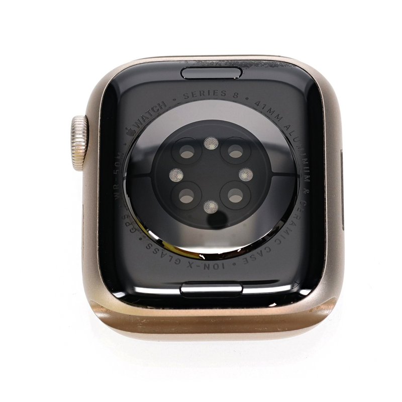 Apple Watch Series 8 / 41mm / Starlight / Starlight Sport Band - Refurbished (30 Day Warranty)