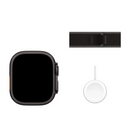 Apple Watch Ultra 3 GPS + Cellular / 49mm / Black Titanium / M/L Charcoal Band / MF1H4CL/A (2025) - Open Box (1 Year Warranty)