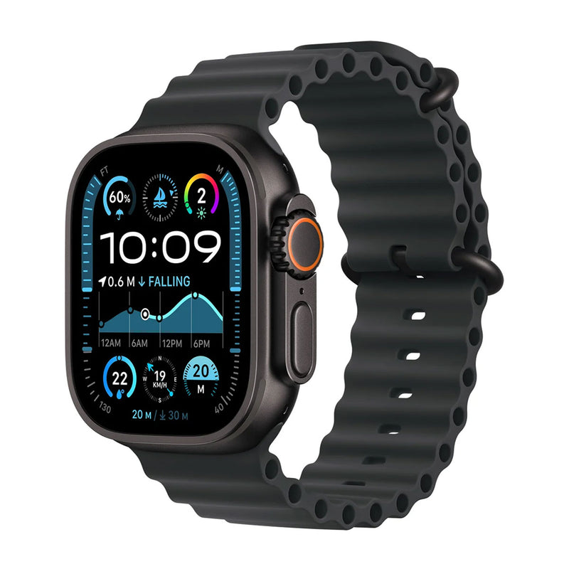 Apple Watch Ultra 2 GPS + Cellular / 49mm / Black Titanium / Black Ocean Band / MX4P3VC/A (2024) - Open Box (1 Year Warranty)