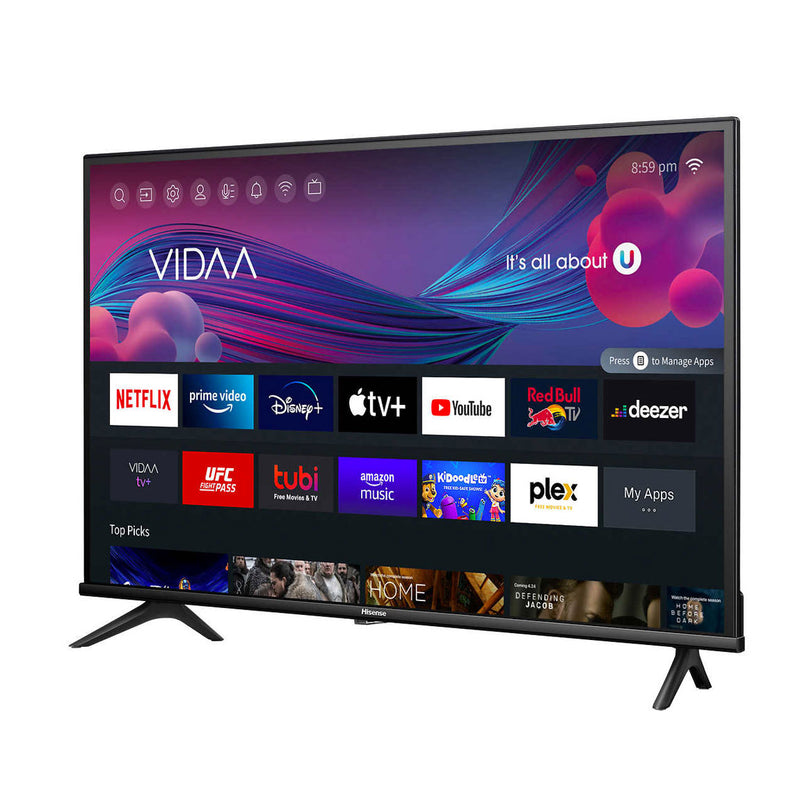 NO BOX - Hisense 32A4KV / 4K HDR / 60Hz / Smart TV - Open Box (1 Year Warranty)