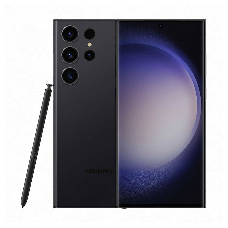 Samsung Galaxy S23 Ultra 5G / 256GB / Phantom Black / Unlocked Smartphone (SM-S918W) - Refurbished (90 Day Warranty)