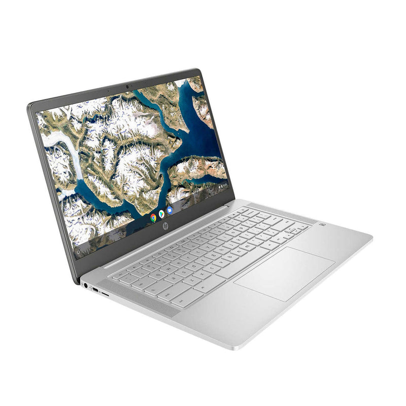 HP 14A-NA1093cl Chromebook Laptop Bundle / Intel Celeron / 8GB RAM / 128GB SSD / Chrome OS (2022) - OpenBox ( 1 Year Warranty )
