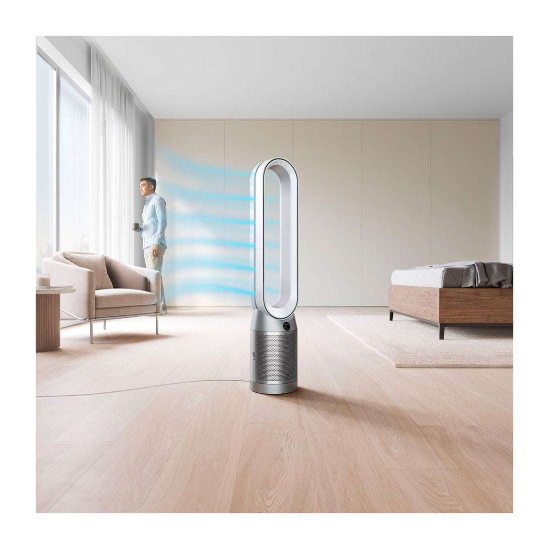 Dyson TP7A Cool Air Purifier with HEPA Filter White/Nickel - Refurbish