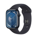 Apple Watch Series 9 GPS / 45mm / Midnight / Medium/Large Band (NO CHARGER INCLUDED) - Refurbished (90 Day Warranty)
