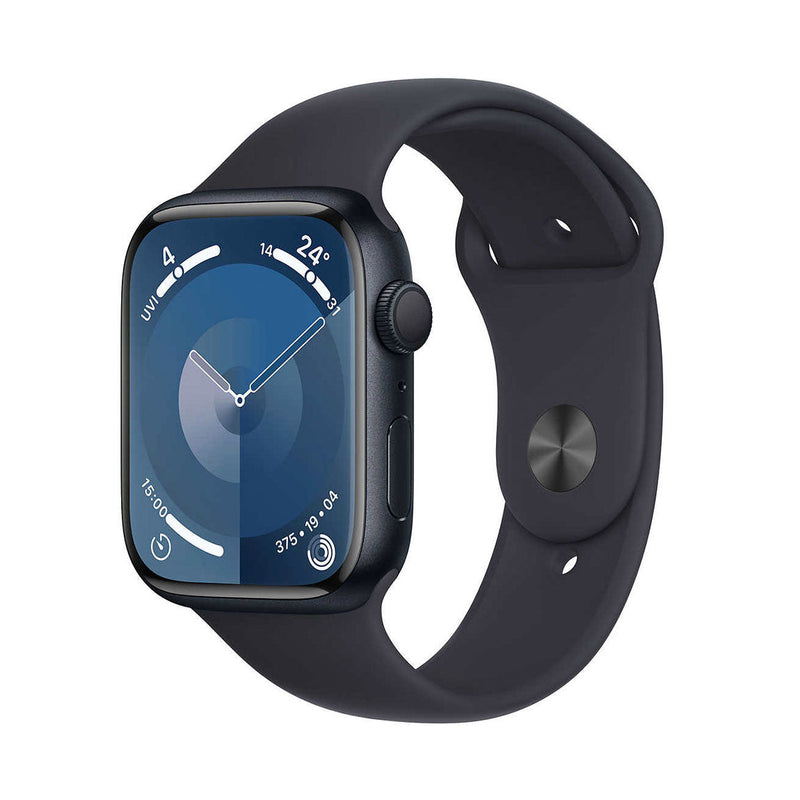 Apple Watch Series 9 GPS / 45mm / Midnight / Medium/Large Band - New ( AppleCare+ Included )