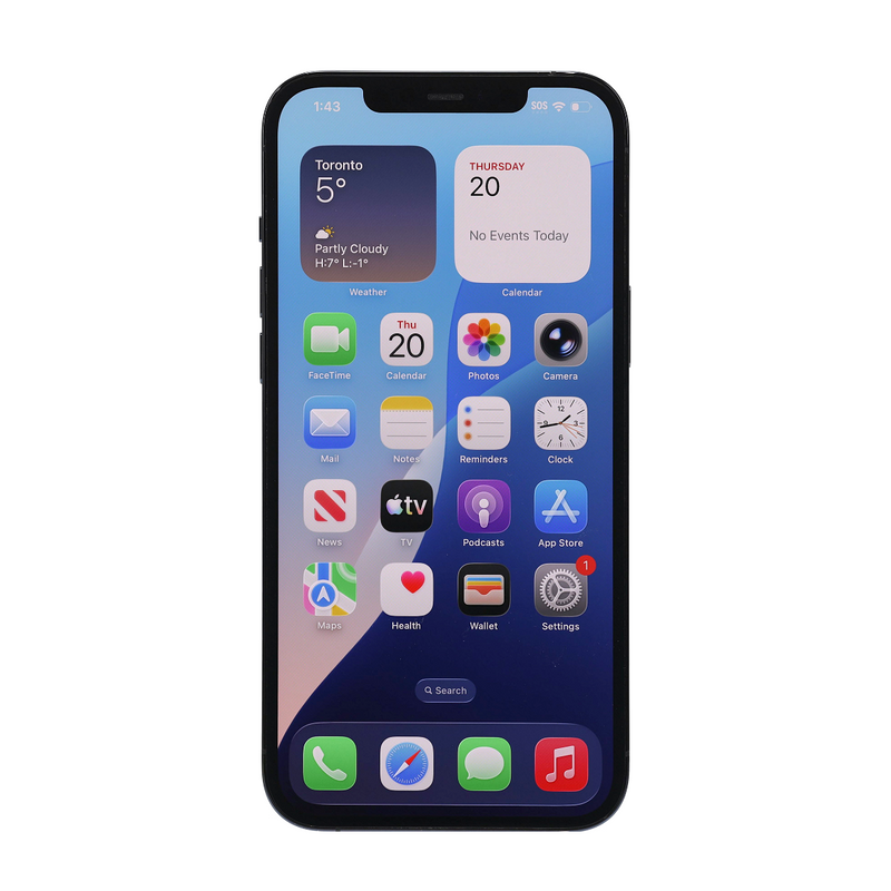 Apple iPhone 12 Pro Max / 256GB / Pacific Blue - Refurbished (30 Day Warranty)