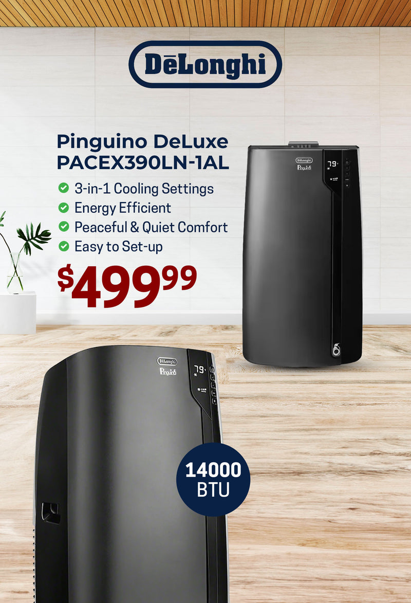  De’Longhi PAC EX390LN Pinguino DeLuxe Portable Air Conditioner 