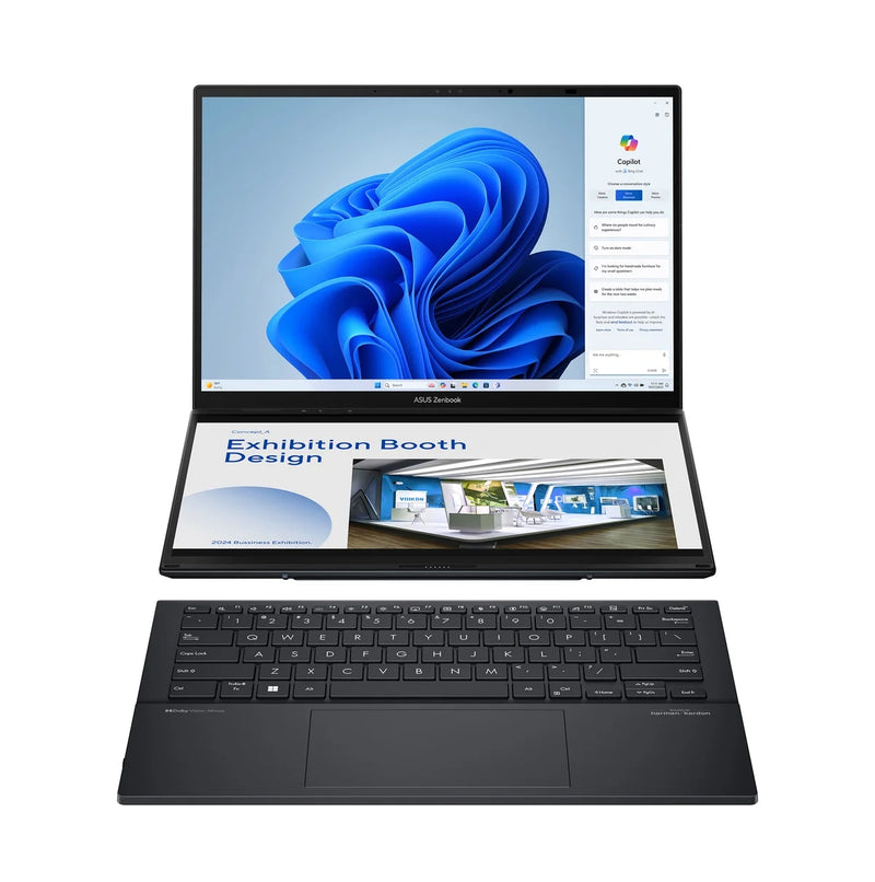 ASUS ZenBook Duo/ Intel Core Ultra 5 125H / 16GB RAM / 1TB SSD / 14" 2-in-1 TS / Intel Arc Graphics / Win 11 Home - Open Box (1 Year Warranty)