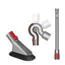 Dyson V7 / V8 / V10 / V11 / V15 Accessories Bundle (Up-Top Adaptor / Flexi Crevice Tool / Mini Soft Dusting Brush / Wand Storage Clip)