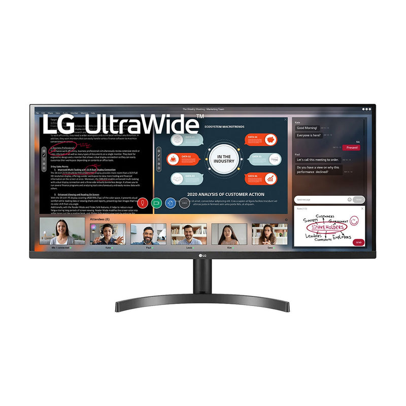 LG 34" UltraWide™ 2560x1080 Full HD IPS Monitor (34WL60TM) (1 Year Warranty) - Open Box