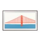 Samsung 43" Customizable Frame Modern Type Bezel / Brown