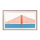 Samsung 55" The Frame Customizable Bezel / Brick Red