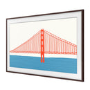 Samsung 43" Customizable Frame Modern Type Bezel / Brown