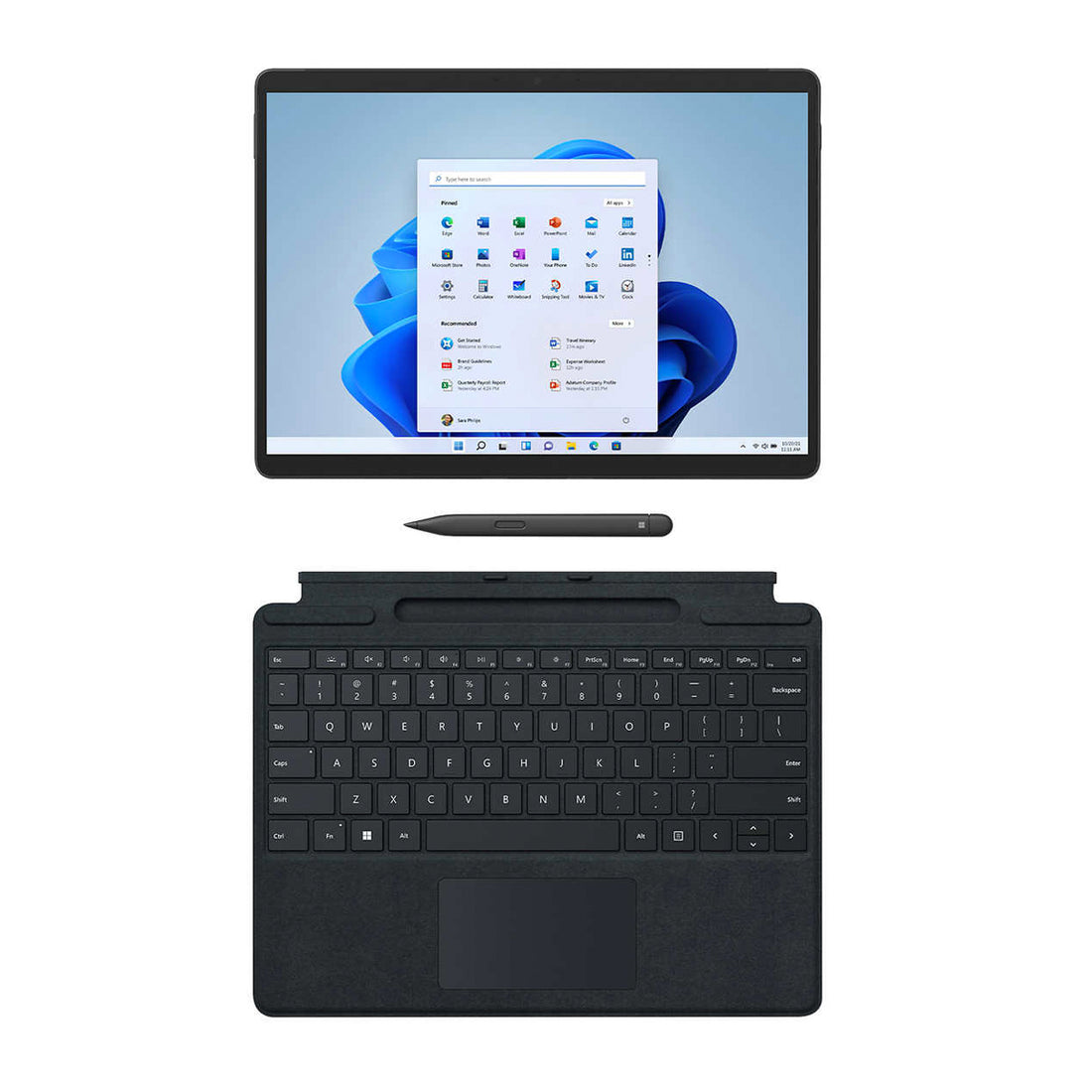 未使用 Microsoft Surface Pro8 i5 8GB 128GB Microsoft Surface Pro 8-12.3
