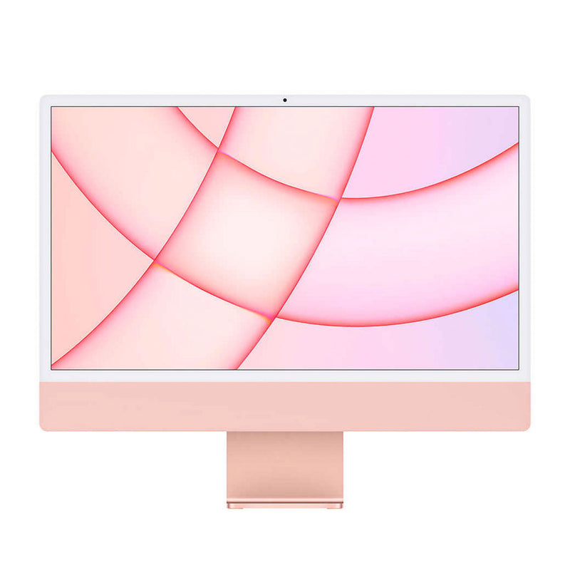 Apple iMac 24” / M1 Chip with 8-Core CPU / 8-Core GPU / 512GB SSD / 8GB Unified RAM / Pink (AppleCare+ Included) - New (French Canadian Keyboard)