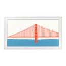 Samsung 55" Customizable Frame Modern Type Beveled / White