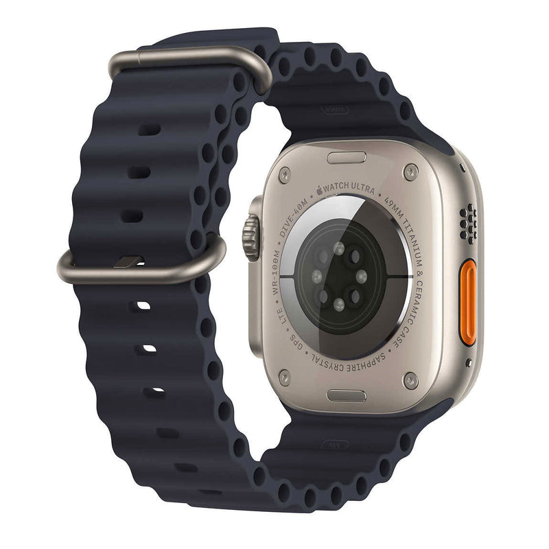 Apple Watch Ultra Titanium Case 49mm with Ocean Band / Midnight / GPS + Cellular - Open Box (1 Year Warranty)