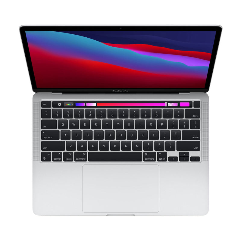 Apple MacBook Pro 13.3-inch / M1 Chip with 8-Core CPU and 8-Core GPU / 512GB SSD / 8GB RAM / Silver - Refurbished (1 Year Warranty)