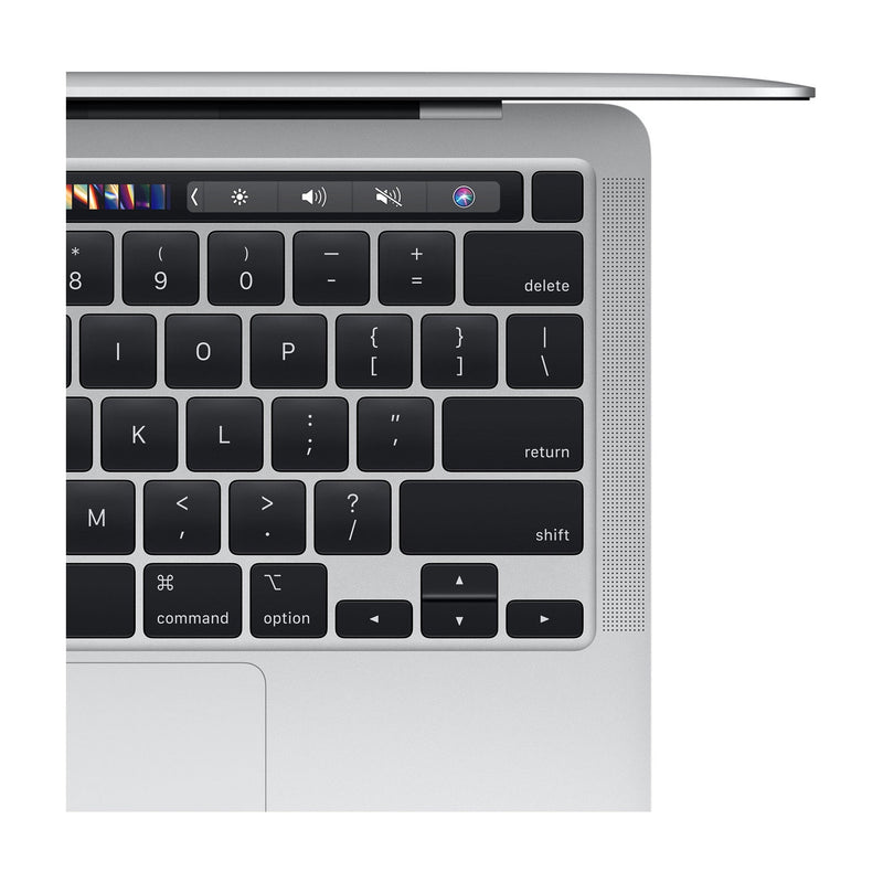 Apple MacBook Pro 13.3-inch / M1 Chip with 8-Core CPU and 8-Core GPU / 512GB SSD / 8GB Memory / Silver (AppleCare+ Included) - Open Box