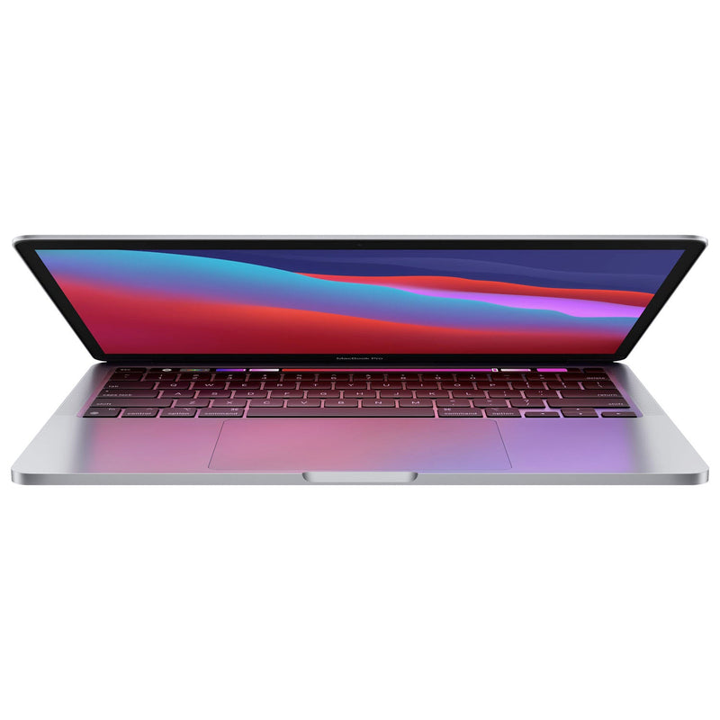 Apple MacBook Pro 13.3-inch / M1 Chip with 8-Core CPU and 8-Core GPU / 512GB SSD / 8GB Memory / Silver (AppleCare+ Included) - Open Box