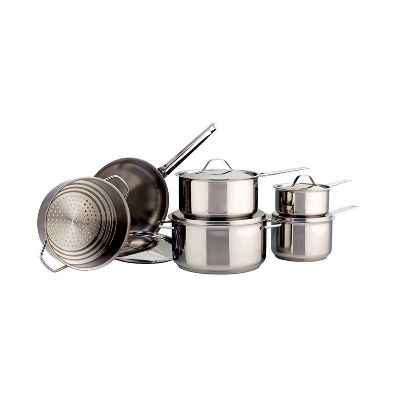 Meyer Classic Series Stainless Steel 11-Piece Cookware Set